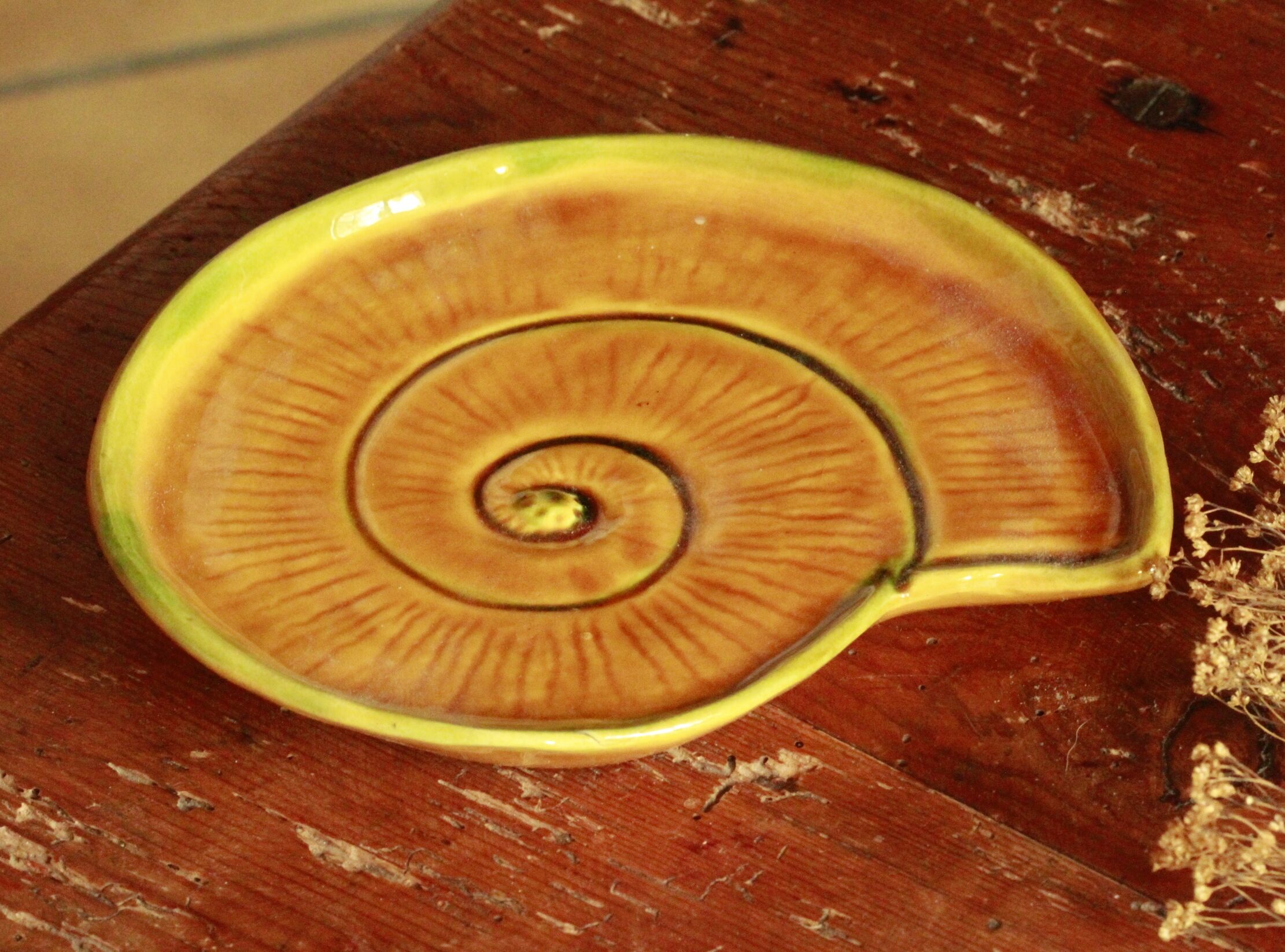 Old dish vallauris