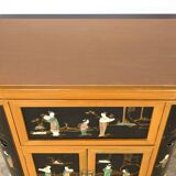 Asian Liquor Cabinet in Lacquered Wood, China – 1950