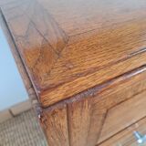 Oak chest of drawers from the 1950s