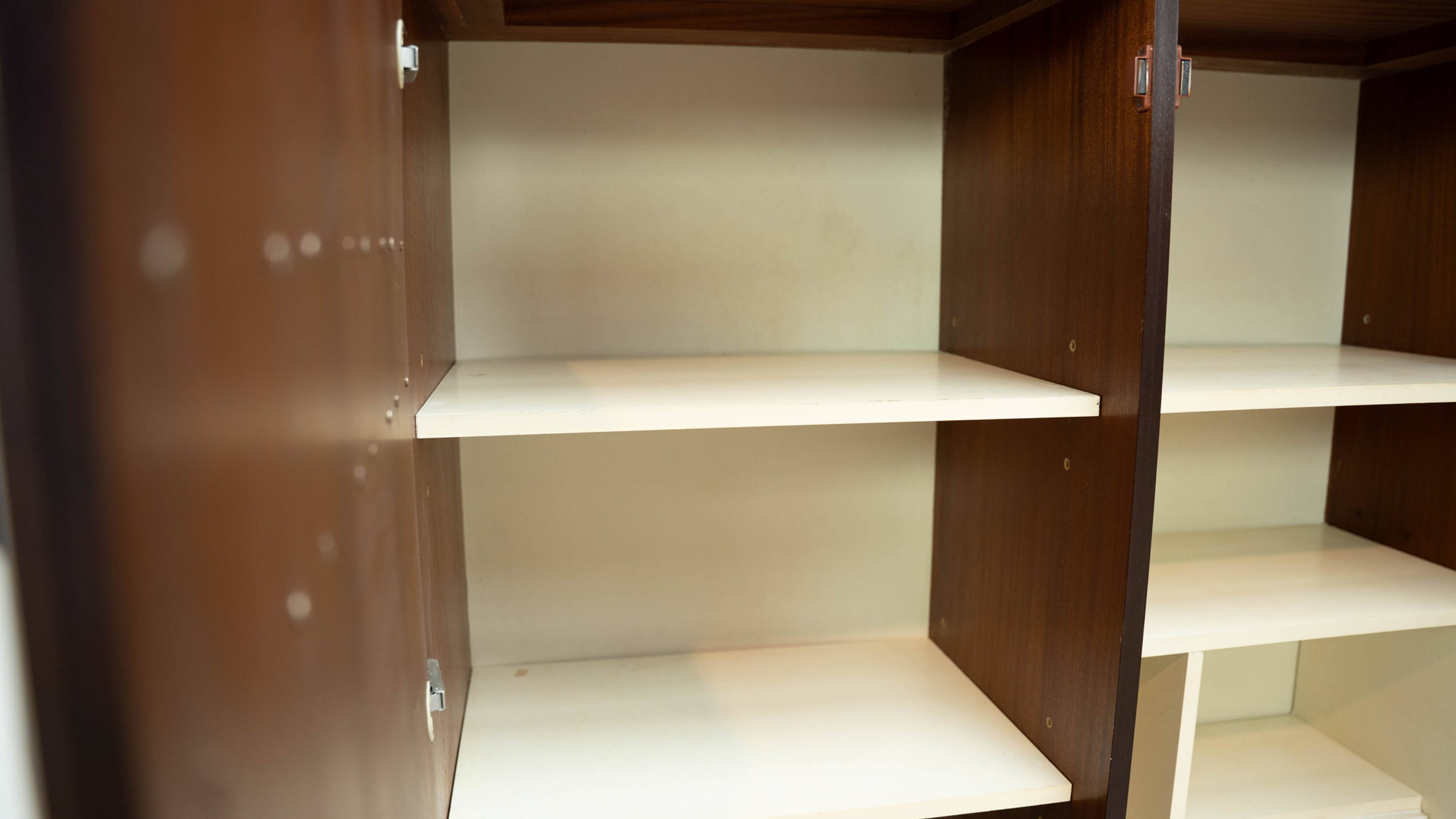 1970's brutalist bar cabinet