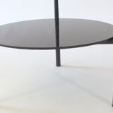 Gueridon table, double tray