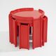 3 coffee tables by Giotto Stoppino for Kartell, 1960s