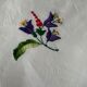 7 antique and embroidered napkins