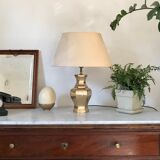 Brass hexagonal lamp