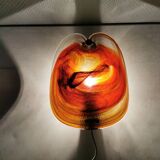 Glass wall lamp, by Per Lutken for Holmegaard Glass factory in the late 70s