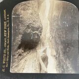 Old photography stereo, stereograph, luxury, albumine 1903 Bavarian Alps