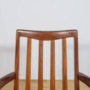 Chaises de salle à manger en teck et tissu du milieu du siècle par Leslie Dandy pour G-Plan, Unite