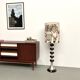 Modernist aluminum floor lamp