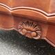 Varnished wooden chest of drawers with 3 drawers