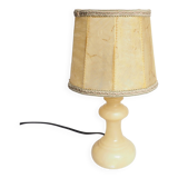 Ivory alabaster lamp
