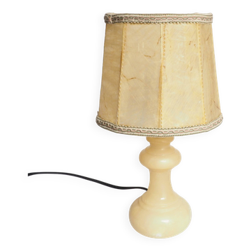 Lampe albâtre ivoire
