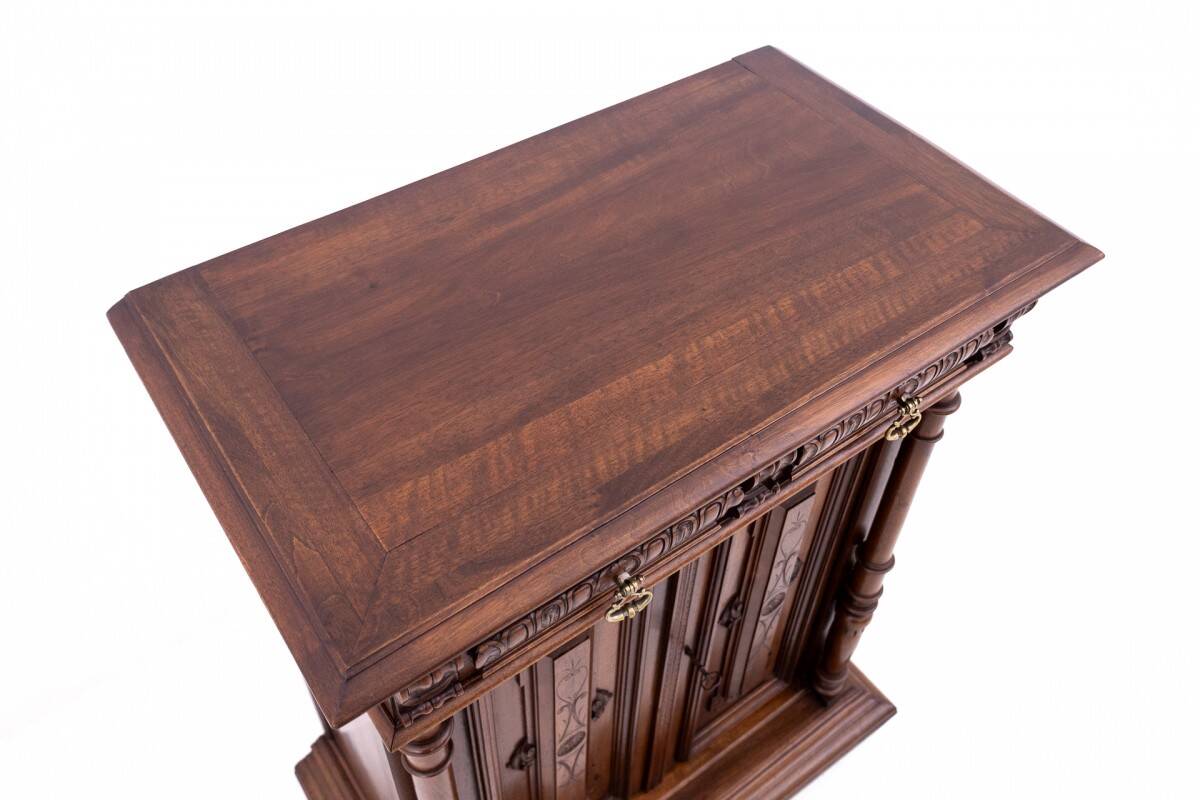 Eclectic chest of drawers, France, circa 1890. After renovation.