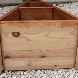 Etagère bibliothèque ou chevet en bois de pin, années 70