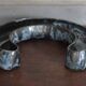 Ceramic jardinière signed Blain Francoise, pottery La Borne, centre of your