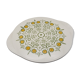 ceramic pie dish edelkeramik grunstadt floral decoration