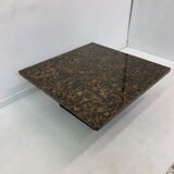 Table basse en granit années 1980