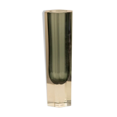 Black "Hexagone" vase by Flavio Poli for Seguso 70's