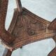 Circa 1900 Central European Hand-Carved Beech Side Table