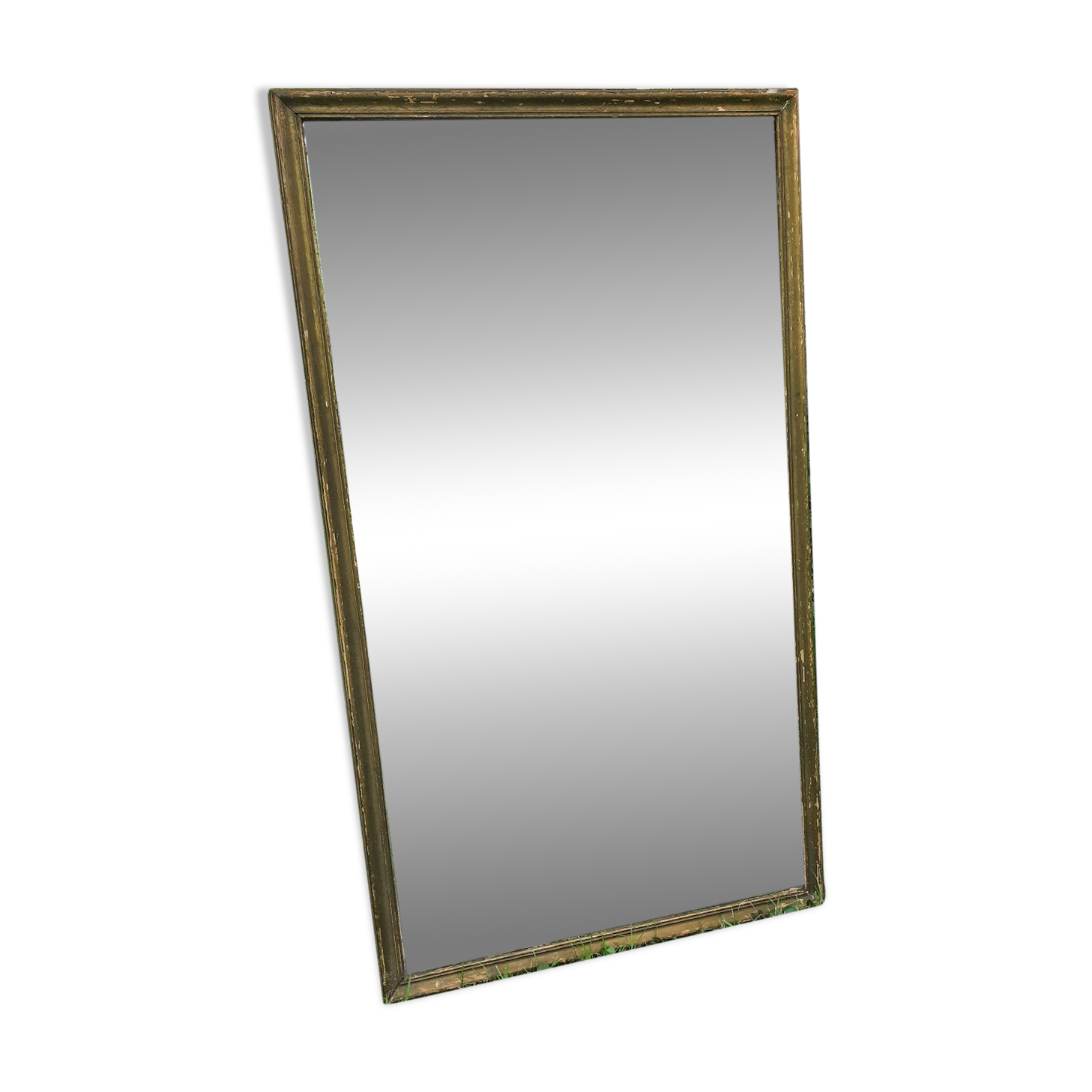 Antique mercury mirror. (Fireplace mirror)