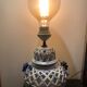Openwork lamp foot Faïencerie d'Art de Malicorne