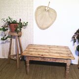 Solid wood coffee table