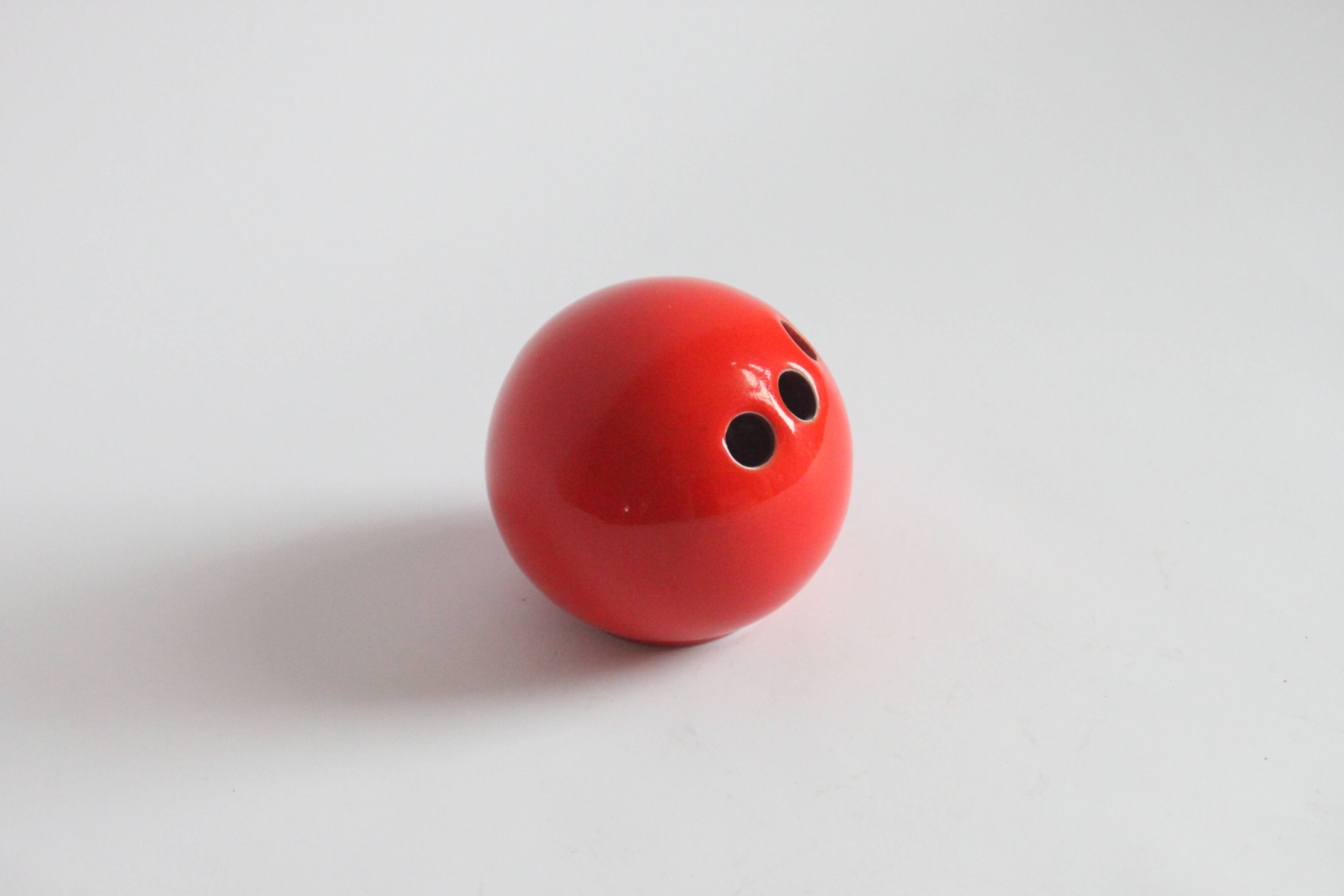 Ball vase with three holes by Pino Spagnolo for Sicart Italy 1960s