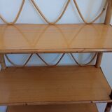 Set of bamboo shelves