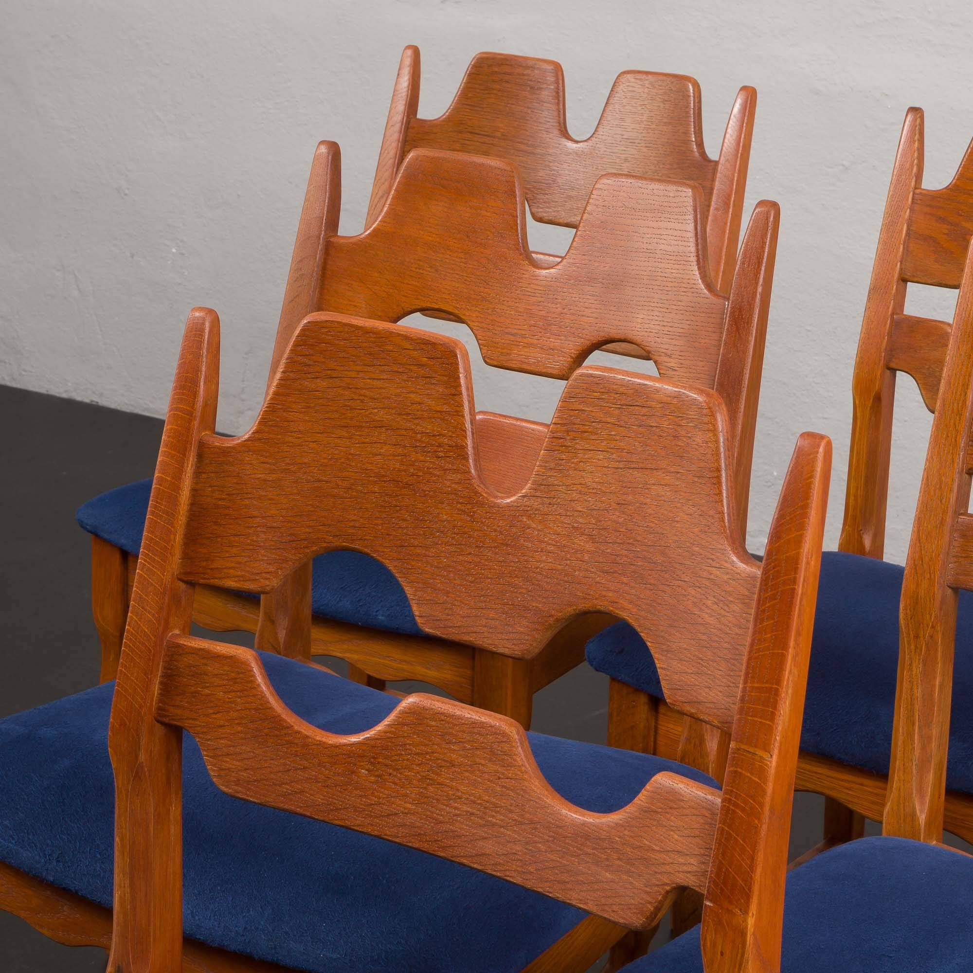 Razor Blade Chairs by Henning Kjaernulf for Nyrup, Denmark 1960s