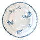 19th century round dish iron earth birds Choisy-le-Roi HB & C
