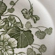 Five dessert plates "capucines" in Gien earthenware.