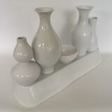 Set of 5 ceramic vases