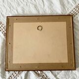 Small watercolor painting landscape Brittany Arzon signed