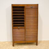 Armoire à stores moderniste, années 1930, Tchécoslovaquie
