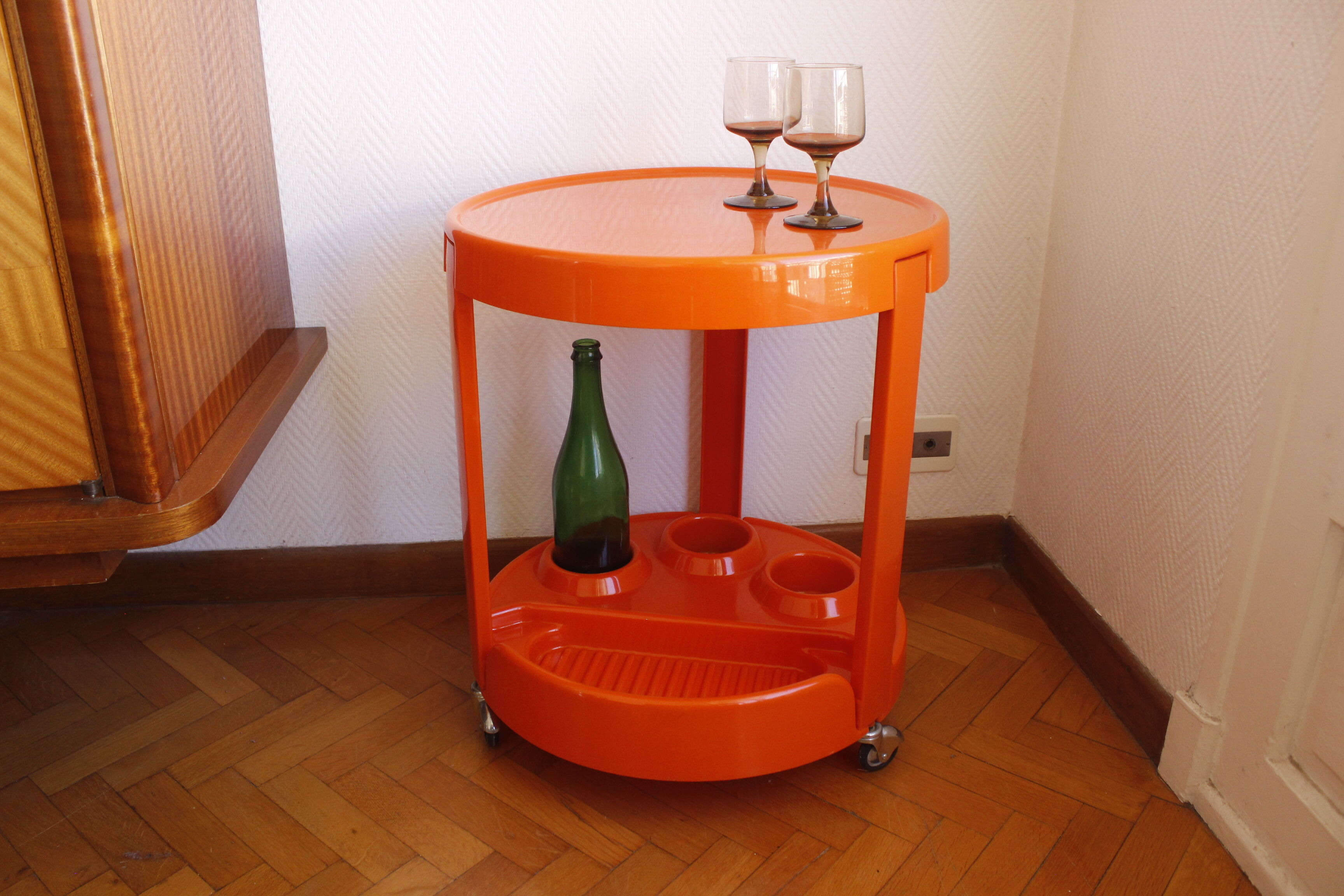 Vintage Italian bar trolley