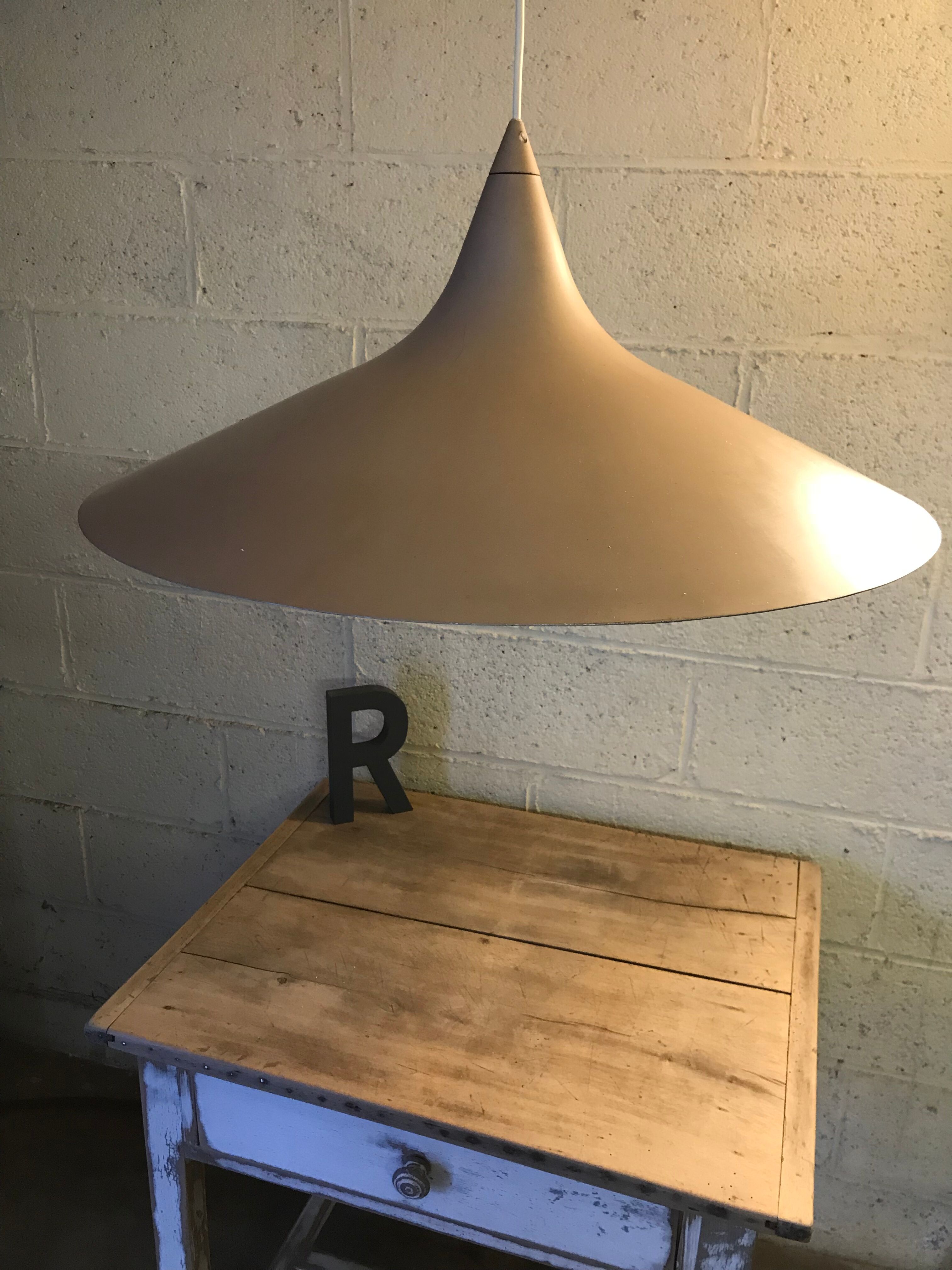 Scandinavian vintage metal hanging lamp