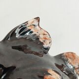 Set of a fish vase and an Alpho squirrel vase