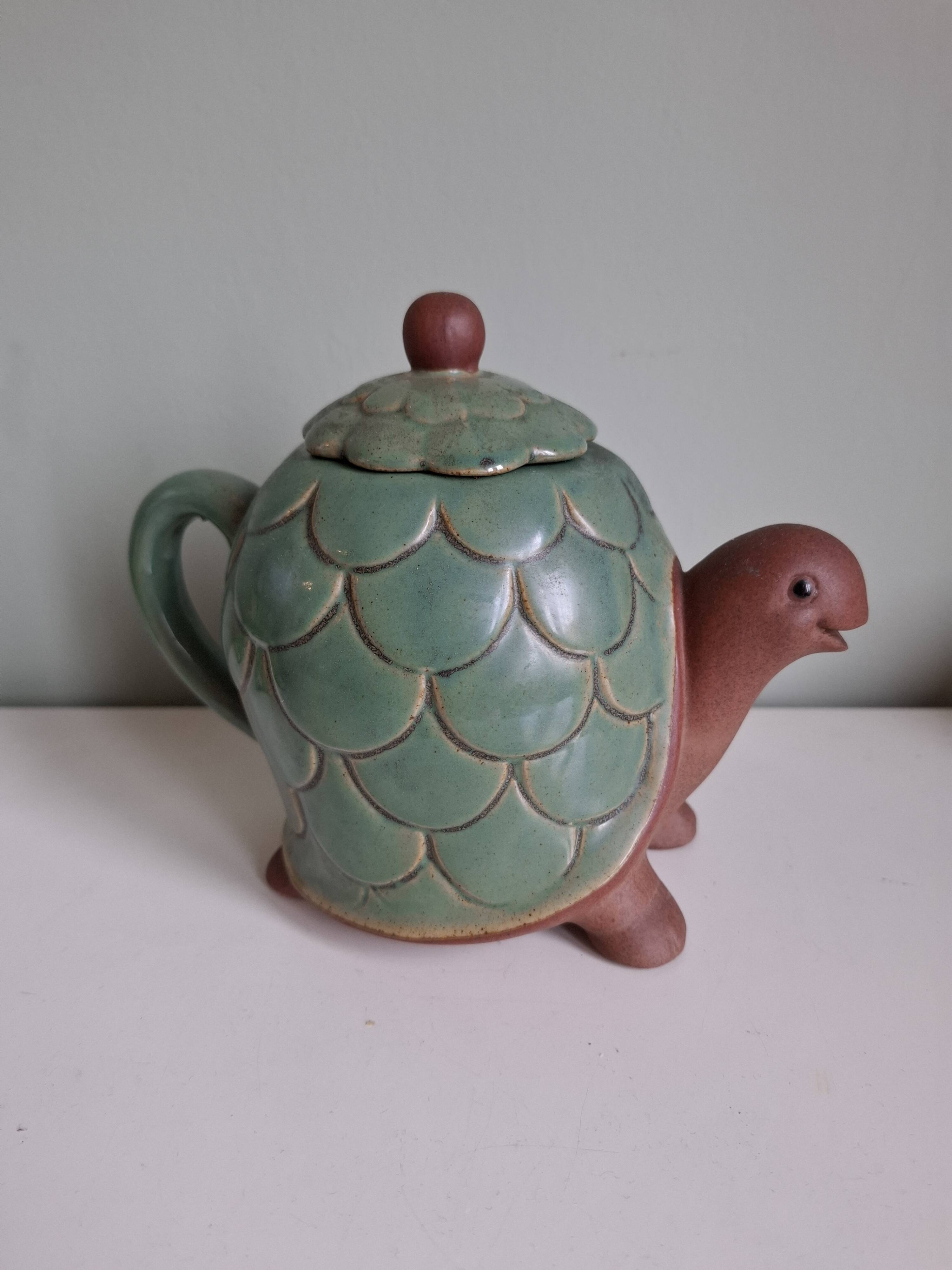 Japanese turtle teapot