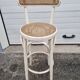 High rattan stool from 1970