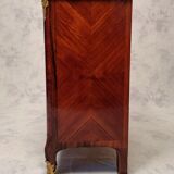 Commode d'entre deux style transition, satin & amarante, 19th