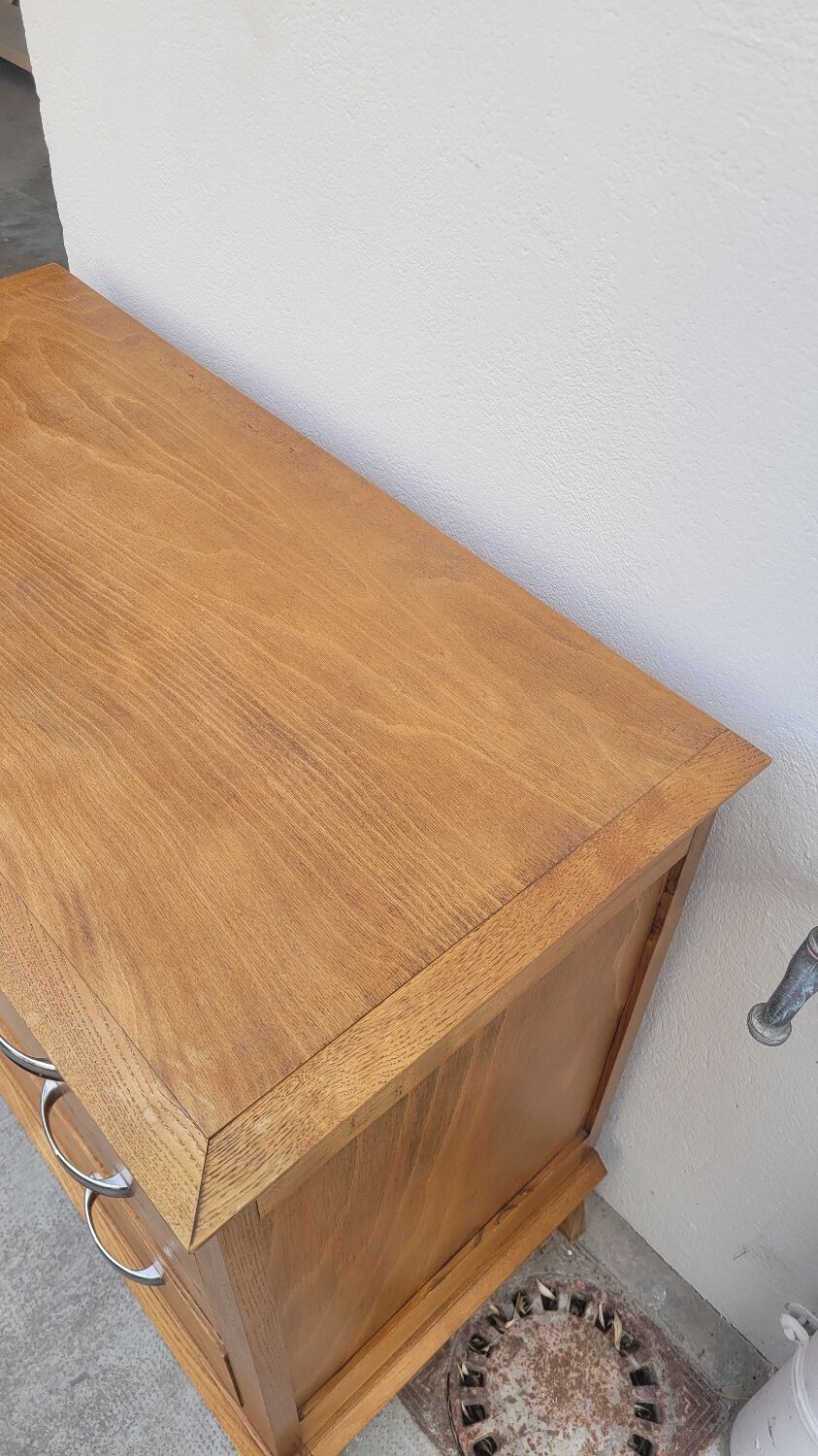 Vintage chest of drawers 1950 feet compass 3 drawers