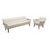 Beige living room set, Danish design, 1970s, production: Denmark