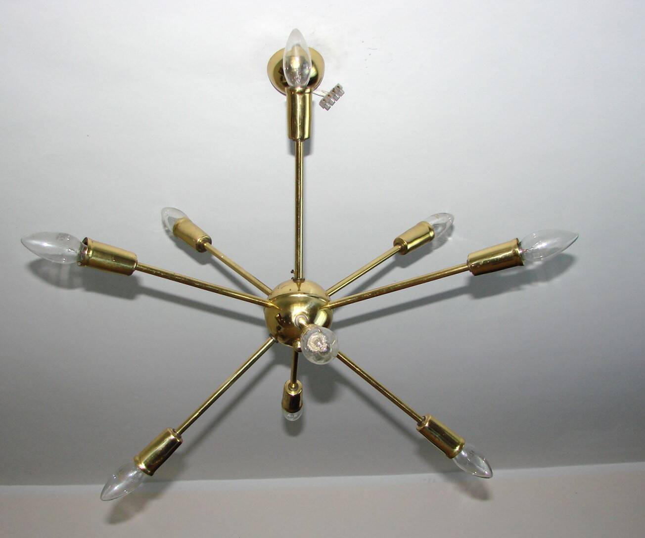 Mid century chandelier, 1970s