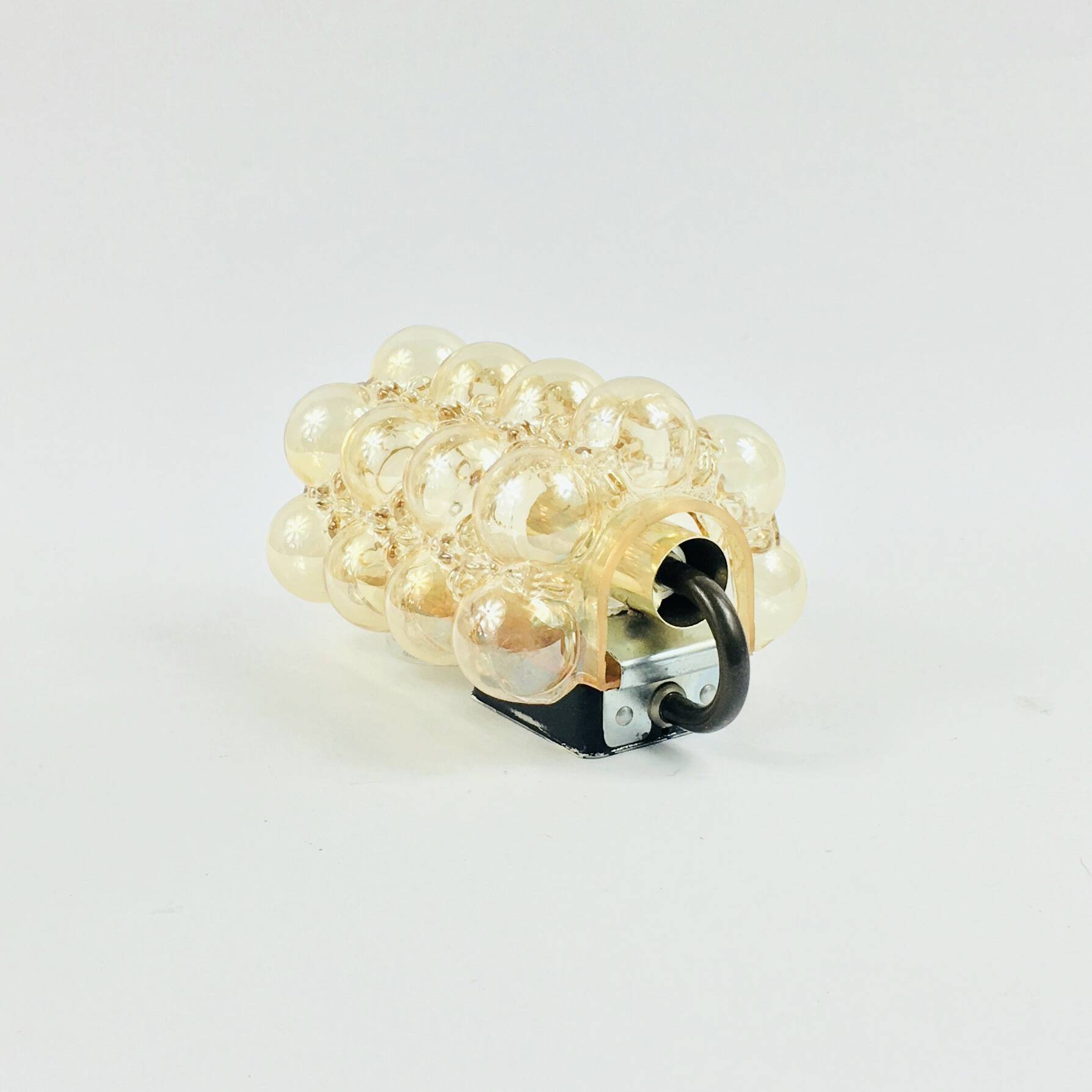 Mid-Century Bubble Glass Wall Light by Helena Tynell for Limburg, 1960s