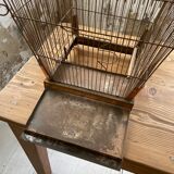 Vintage gold metal cage