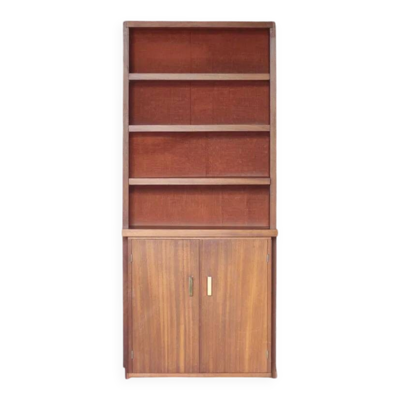Meuble bibliothèque en bois de Teck vintage, meuble bar, meuble de rangement, décoration intérieure