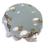 Vintage hand-embroidered square tablecloth