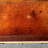 Flat mahogany desk in louis XVI style