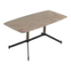 Marble Italy in the style of Gio Ponti coffee table metal brass, 1960s