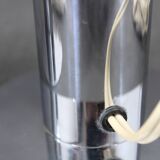 1970s Pair of Chrome Plated Lamps ,Italy