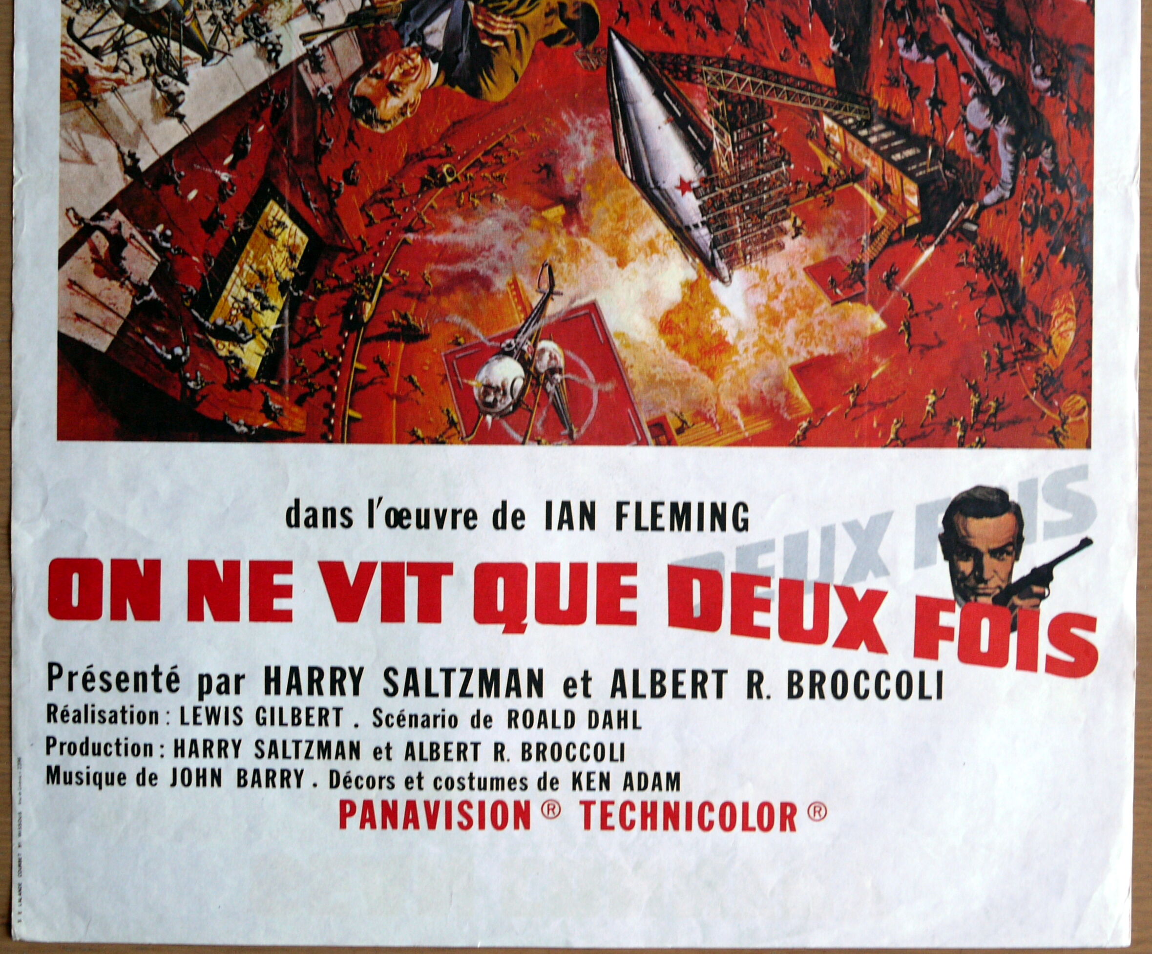 Original movie poster "We only live twice" Sean Connery - James Bond 007